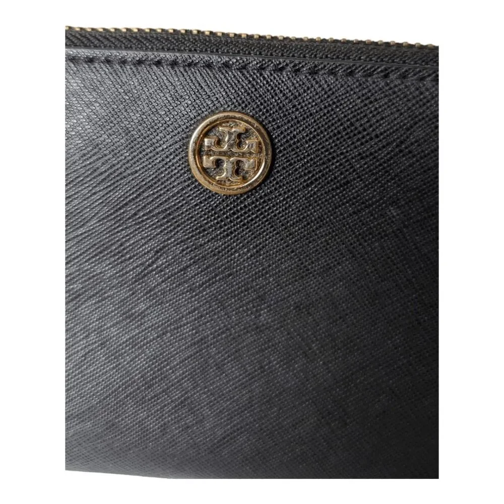 TORY BURCH Robinson Zip Around Saffiano Leather Wallet